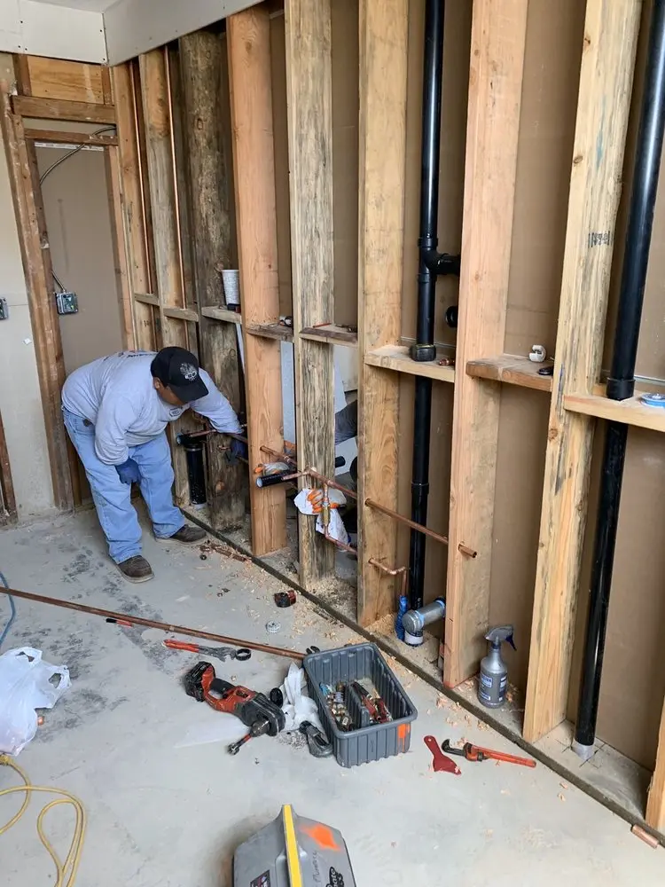 Commercial rough-in plumbing for Water Heater Replacement in McAlester